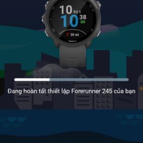 Hoàn thành kết nối Forerunner 245 với Smartphone